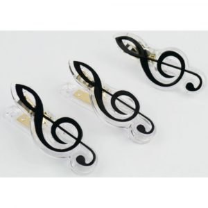 Clip Clave De Sol Agifty C-1064 Negro 7cm