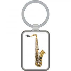 Llavero Saxo Agifty K-1059 Blanco