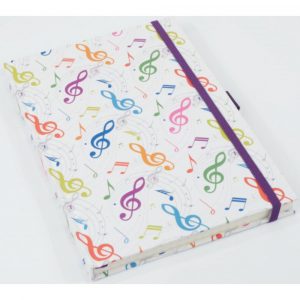 Libreta Notas Clave de Sol Agifty N-1026 Blanca