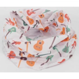 Bufanda Lazo Guitarras Agifty S-7008 Blanca