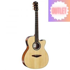 Guitarra Acústica Veelah V58-GACE Cutaway Electr. C/Estuche