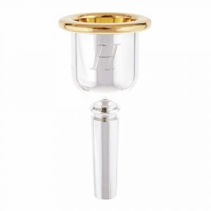 Boquilla Tuba Denis Wick Heritage 3186-1CC Plateada y Dorada