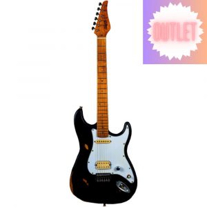 Guitarra Eléctrica Jet JS800-RELIC-BK Negro Relic