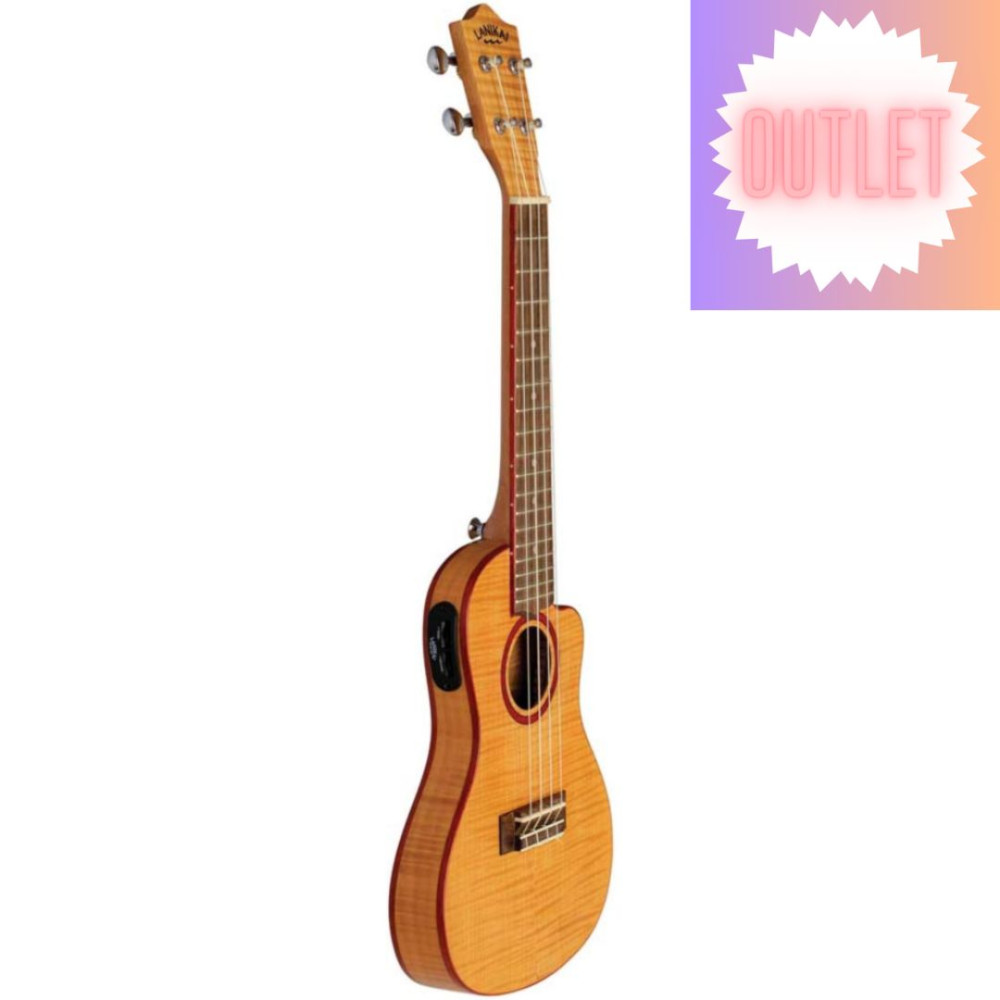 Ukelele Concert Thin Lanikai FM-CETC Flame Maple Electrificado
