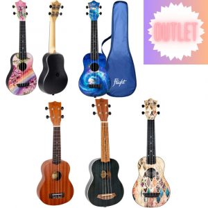 Pack Liquidación 4 Ukeleles Nª3 Fligth 30%