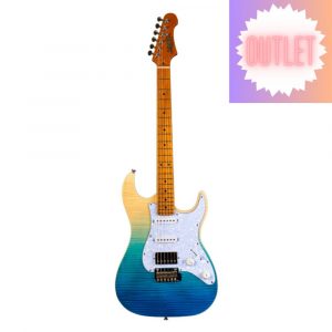 Guitarra Eléctrica Jet JS450-TBL-HSS Transparent Blue