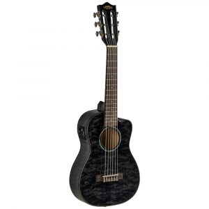 Guitarlele Lanikai LKUQM-BKCEG Quilted Maple Negro