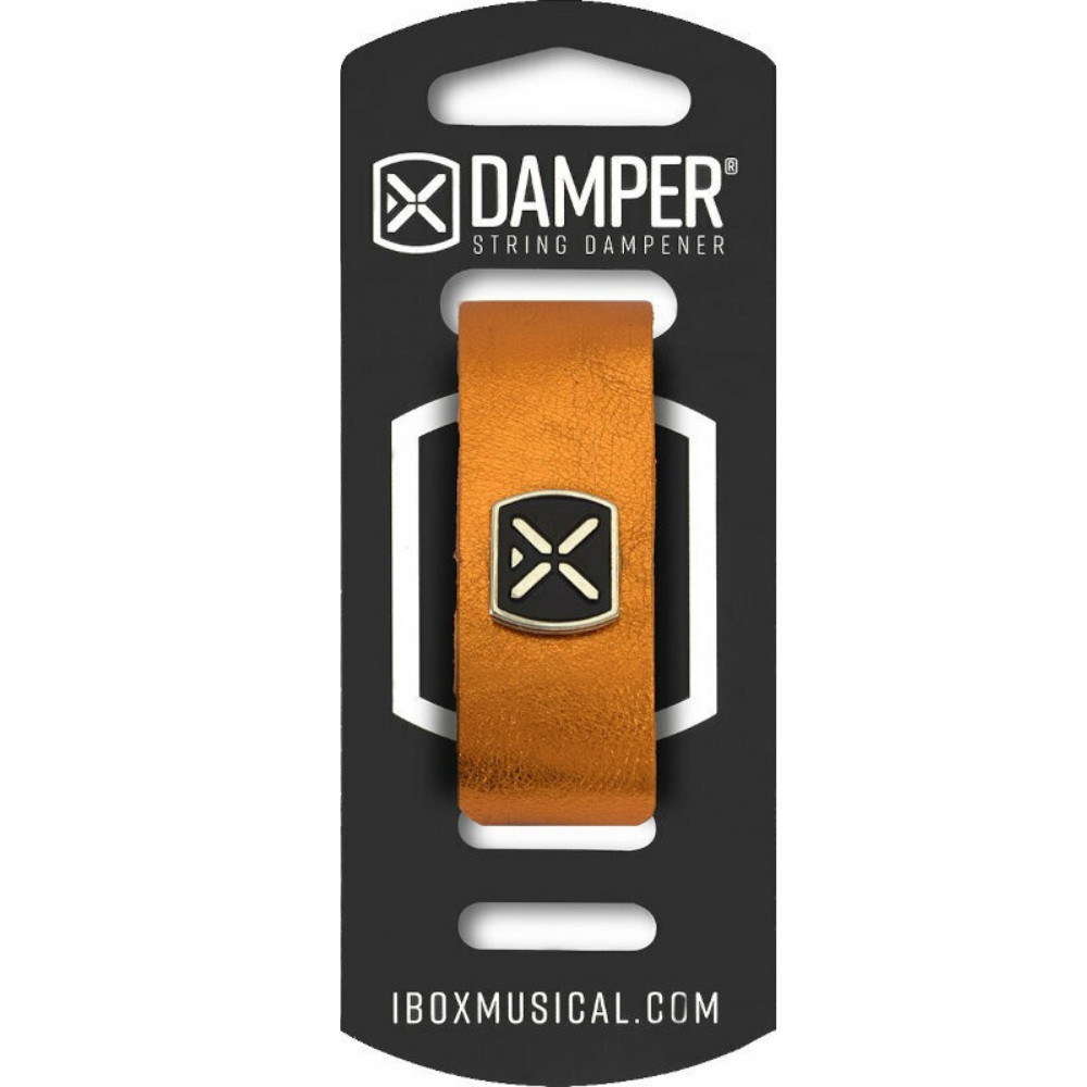 Amortiguador de Cuerdas Ibox Damper Medium Piel Metálica Naranja DMMD03