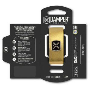 Amortiguador de Cuerdas Ibox Damper Medium Piel Metálica Oro DMMD02