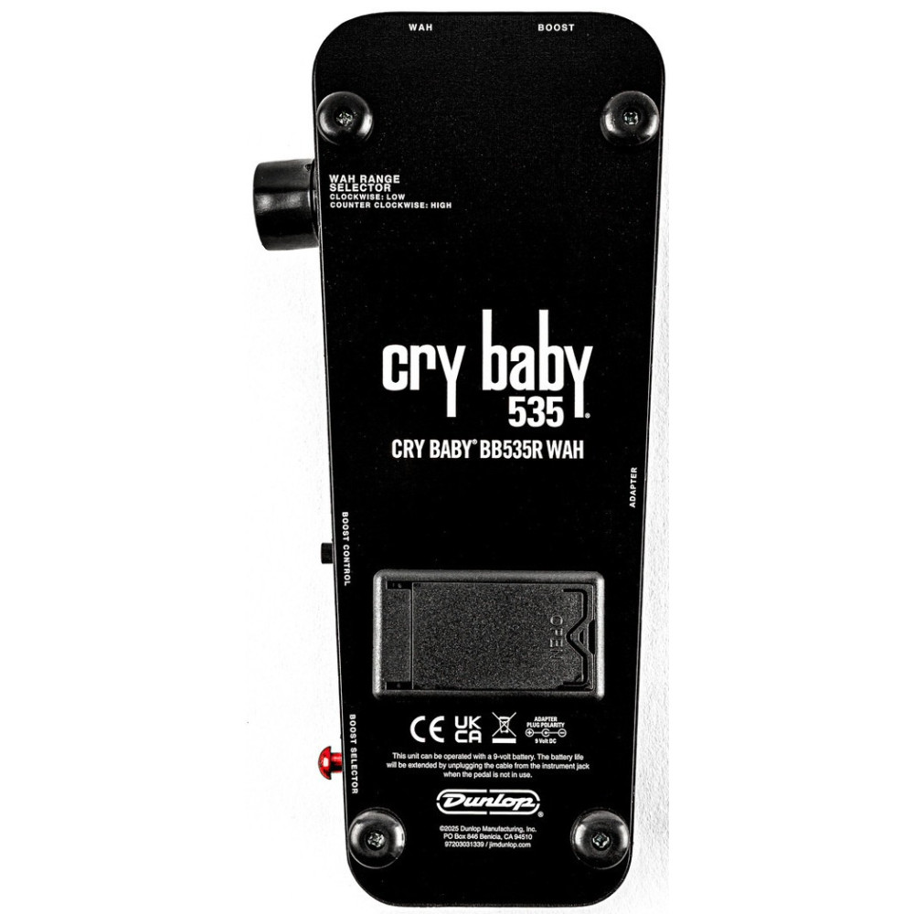 Pedal Dunlop BB535R Crybaby 1994 Reissue - Imagen 2
