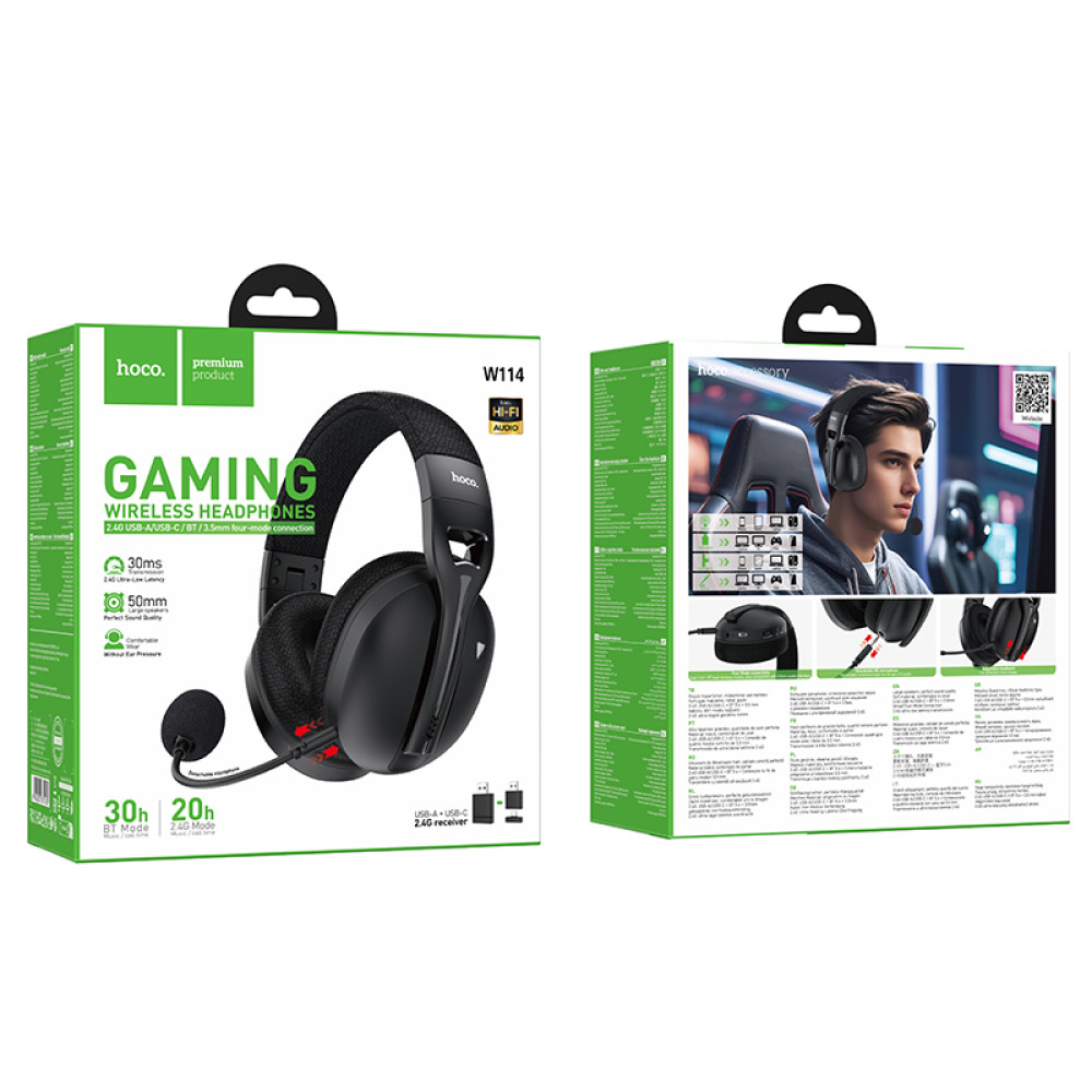 Auriculares Hoco W114 con microfono omnidireccional - Imagen 8