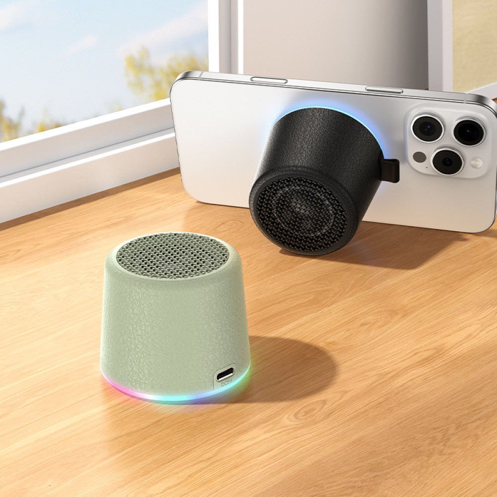 Altavoz Hoco HC49 Bluetooth 6.0 8W magnético con TWS en Negro - Imagen 5