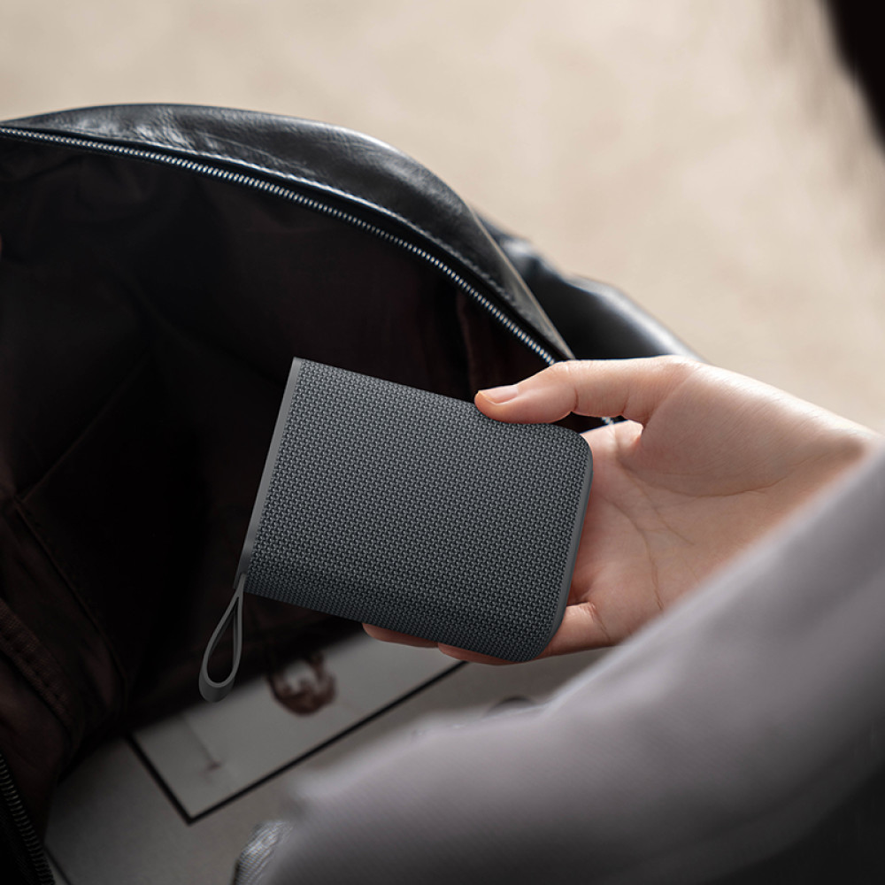 Altavoz Hoco HC34 Bluetooth 5.4 5W con FM, TF y TWS en Gris - Imagen 3