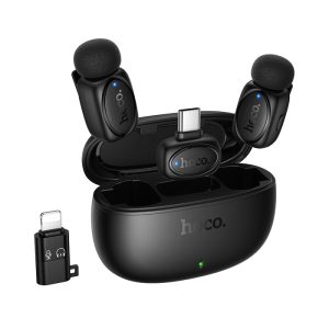 Micrófono Lavalier Hoco L19 inalámbrico con DSP