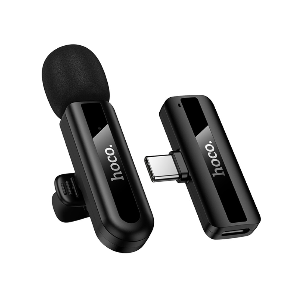 Micrófono Lavalier Hoco L20 inalámbrico con DSP y USB-C - Imagen 3