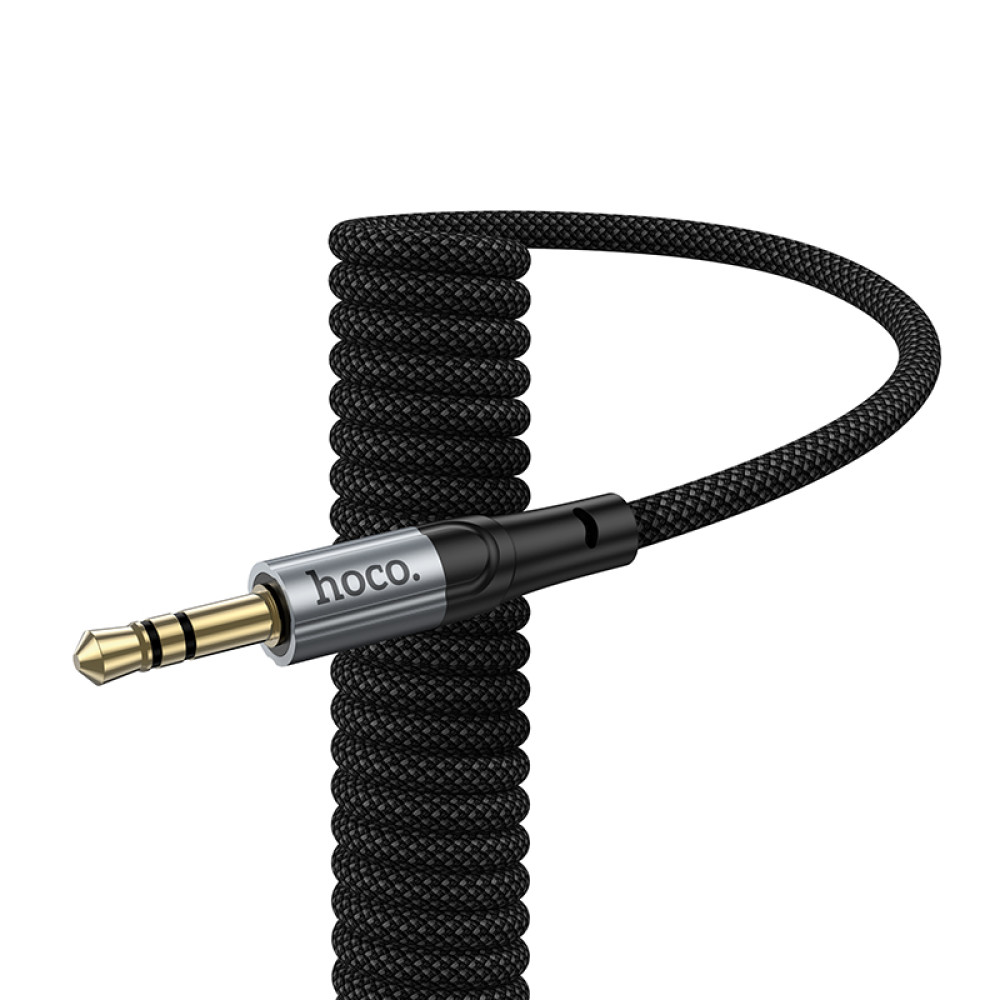 Cable Hoco UPA33B USB-C - Jack 3,5mm 1,5m extensible y trenzado - Imagen 5