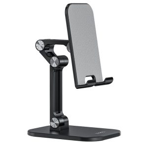 Soporte Hoco PH34 de sobremesa articulado para móvil y tablet hasta 13" en Negro