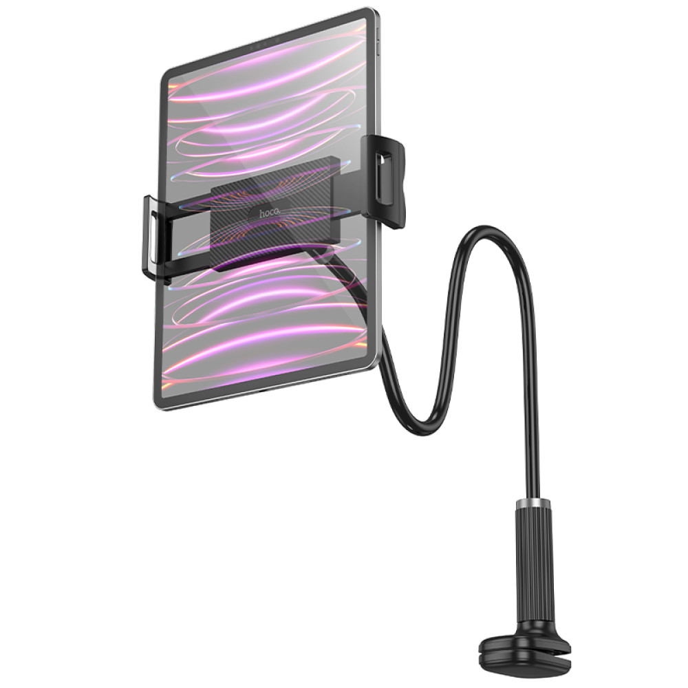 Soporte Hoco HD10 con brazo flexible para móvil y tablet hasta 13" en Negro - Imagen 3