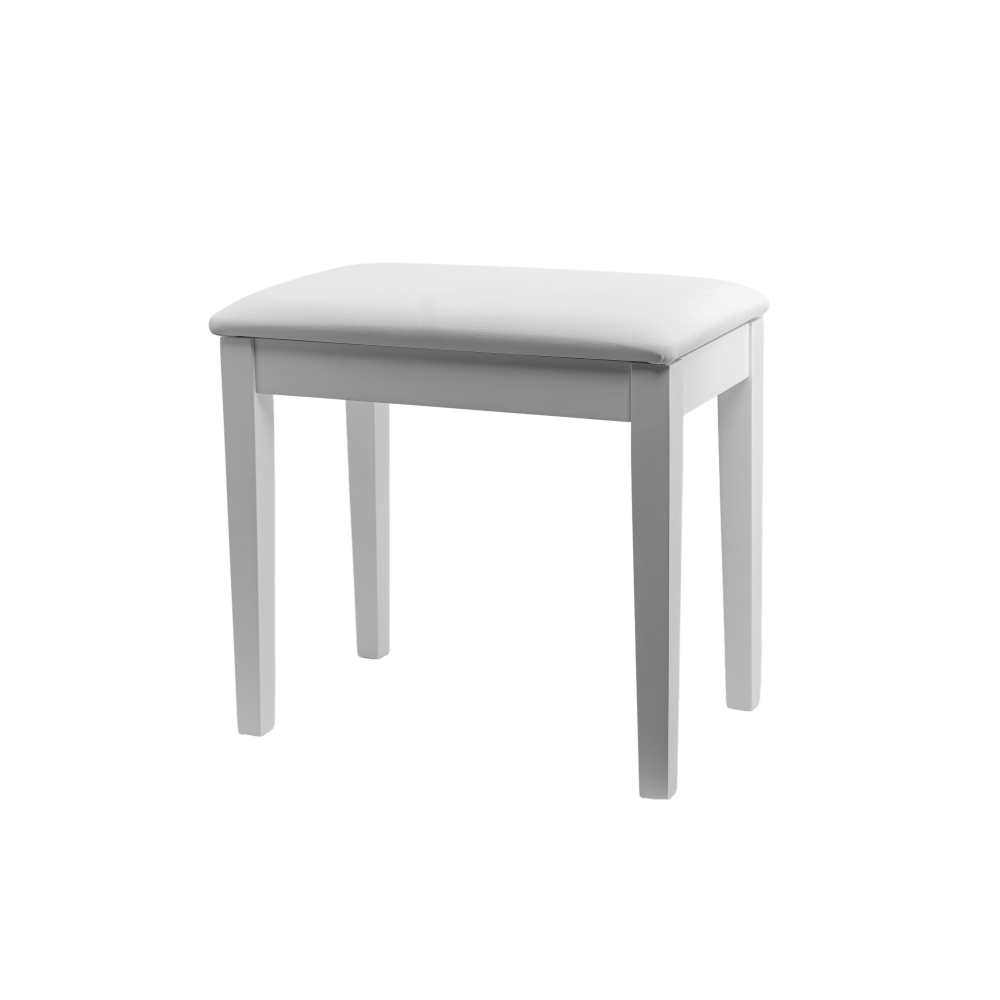 Banqueta Piano TCM 08-WHM Lacada Blanco Mate