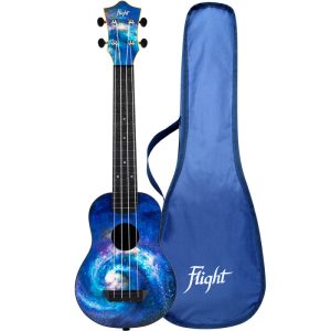 Ukelele Soprano Flight TUSL-40 Travel Concert Scale Space