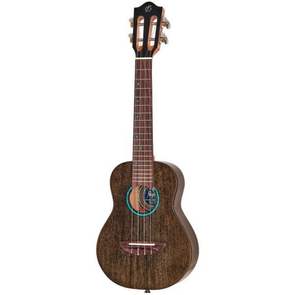 Ukelele Concert Flight Princess Series Iris Tinta TBK Transparent Black - Imagen 2