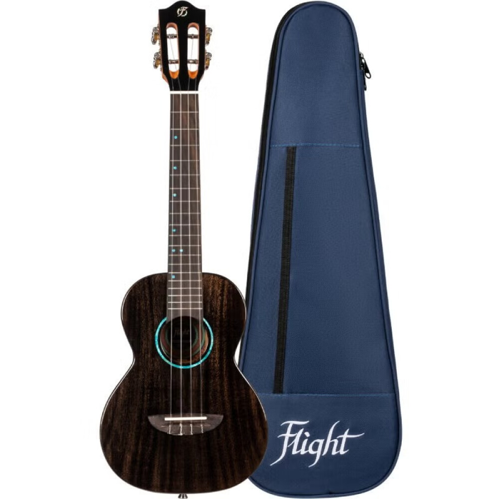 Ukelele Concert Flight Princess Series Iris Tinta TBK Transparent Black