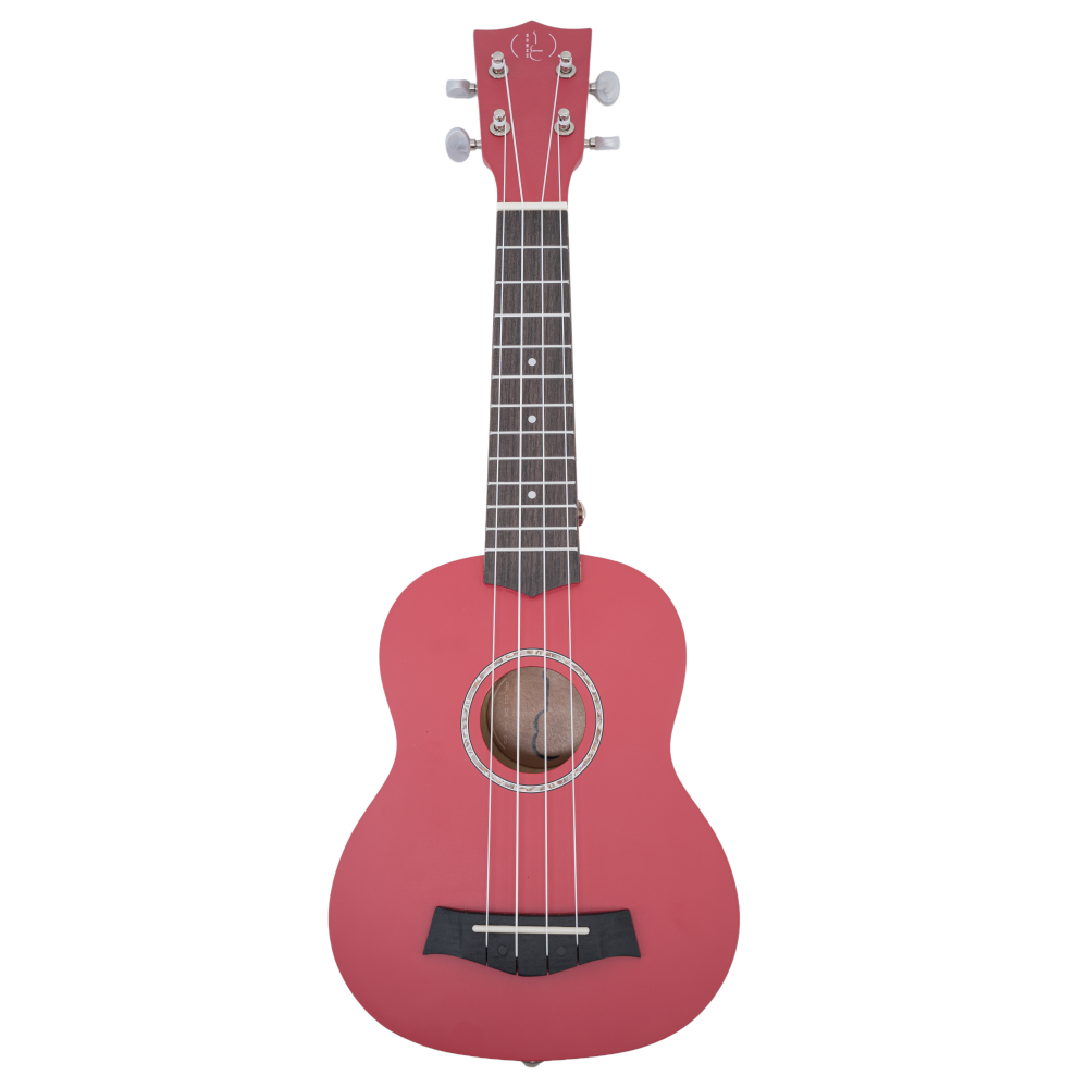 Ukelele Soprano Bones SP200S-RD Linden Rojo Satinado