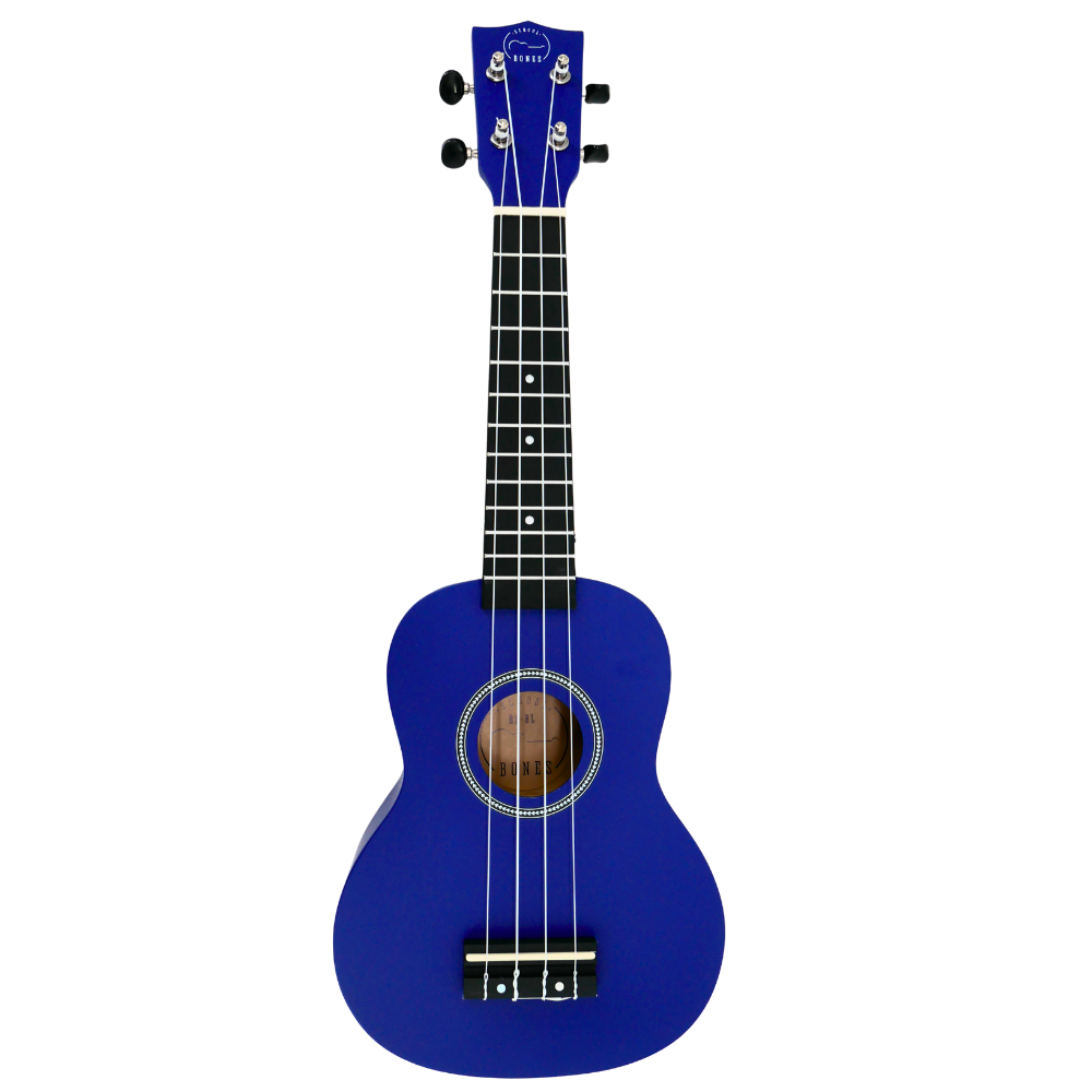 Ukelele Soprano Bones School BSBL Azul